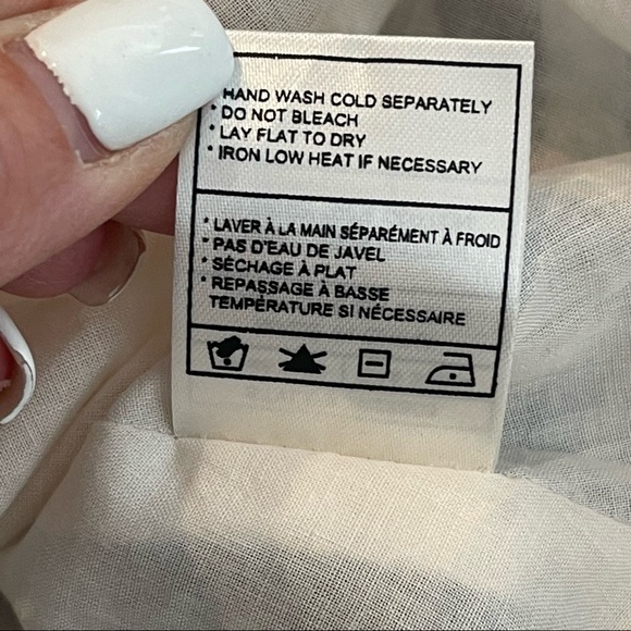 NWT JACK. Blue and White Striped V-Neck Spaghetti Strap Sundress Size M - Picture 7 of 11